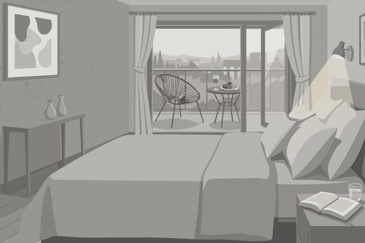 Chambre Double Standard - Vue sur Montagne